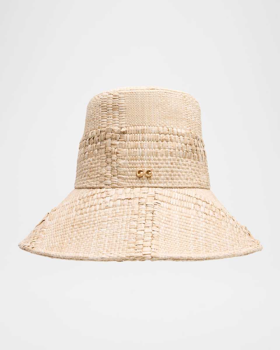 Juliana Raffia Bucket Hat